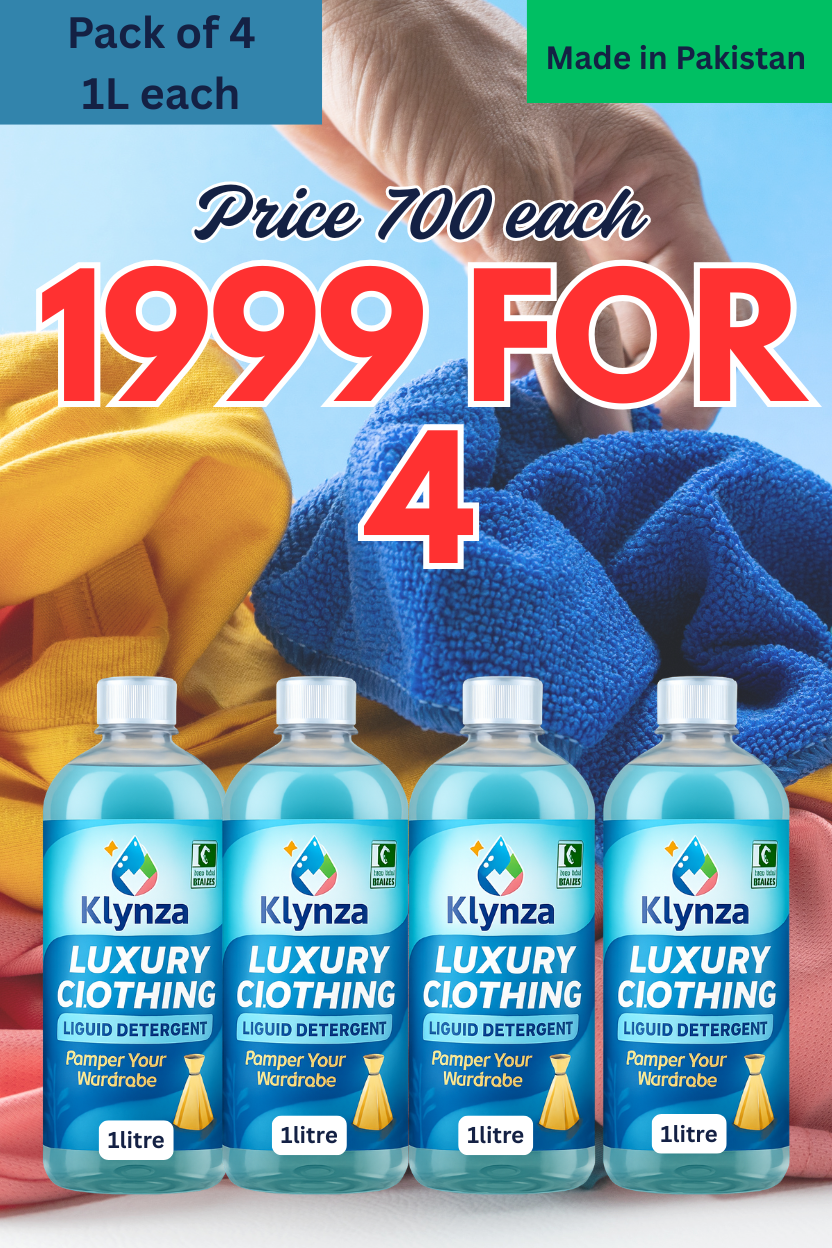 RS 1999 Pack of 4 Luxury Clothing Liquid Wash